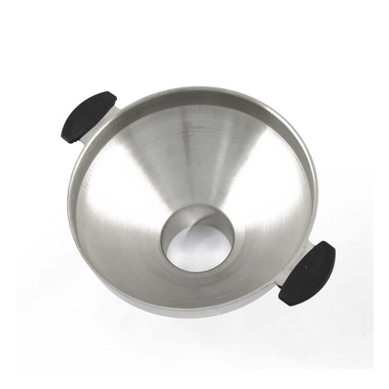 Double Handle Wide-Mouth Funnel Stainless Steel Sturdy and Heat Resistant Funnel Kitchen Gadget Tool Double Handle Wide-Mouth Funnel Stainless Steel Sturdy and Heat Resistant Funnel Kitchen Gadget Tool