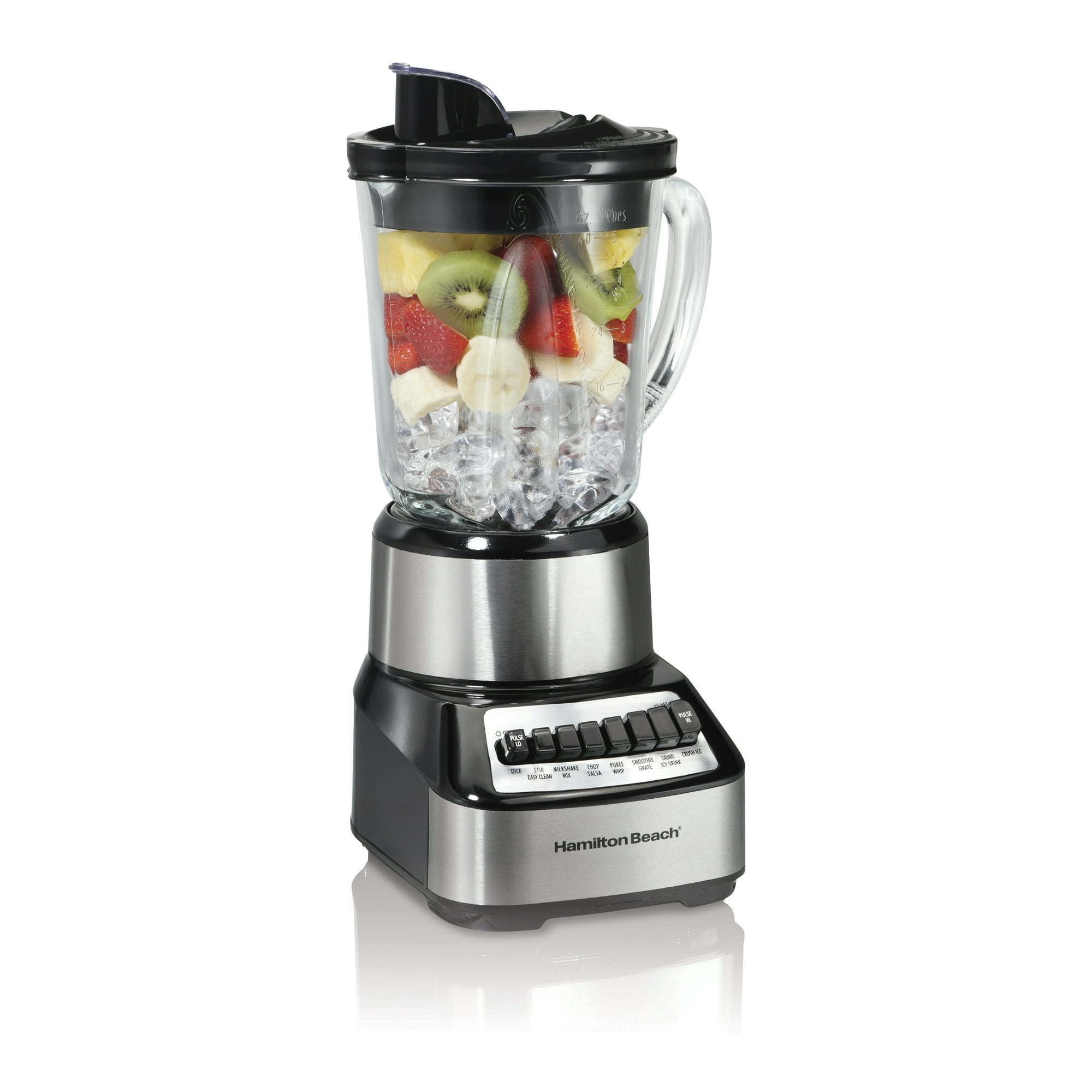 Hamilton Beach Wave Crusher 14 Speed Blender Silver Model 54221 Hamilton Beach Wave Crusher 14 Speed Blender Silver Model 54221