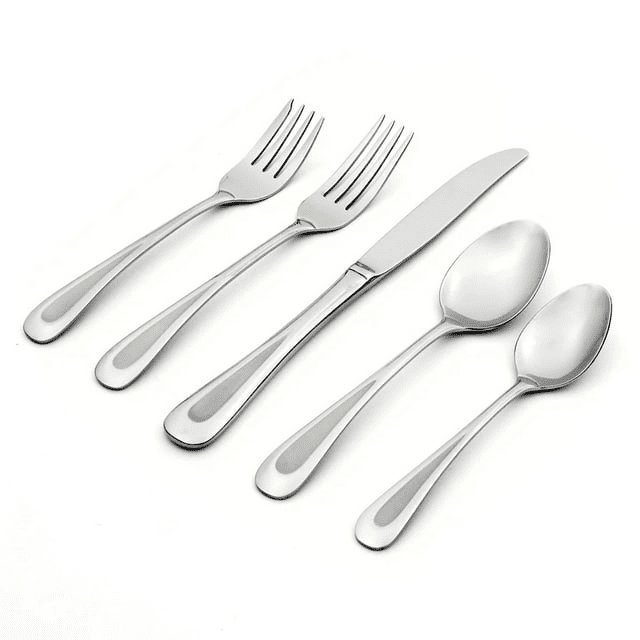 Oneida Satin Sand Dune 20 Piece Everyday Flatware Set Oneida Satin Sand Dune 20 Piece Everyday Flatware Set