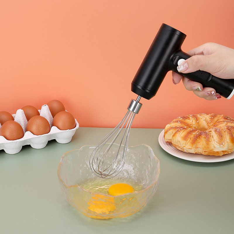 Electric Egg Beater With 2 Wire Beaters Portable Food Blender Whisk 3 Speeds Handheld Food Mixer ,USB Rechargeable Handheld Egg Beater Electric Egg Beater With 2 Wire Beaters Portable Food Blender Whisk 3 Speeds Handheld Food Mixer ,USB Rechargeable Handheld Egg Beater
