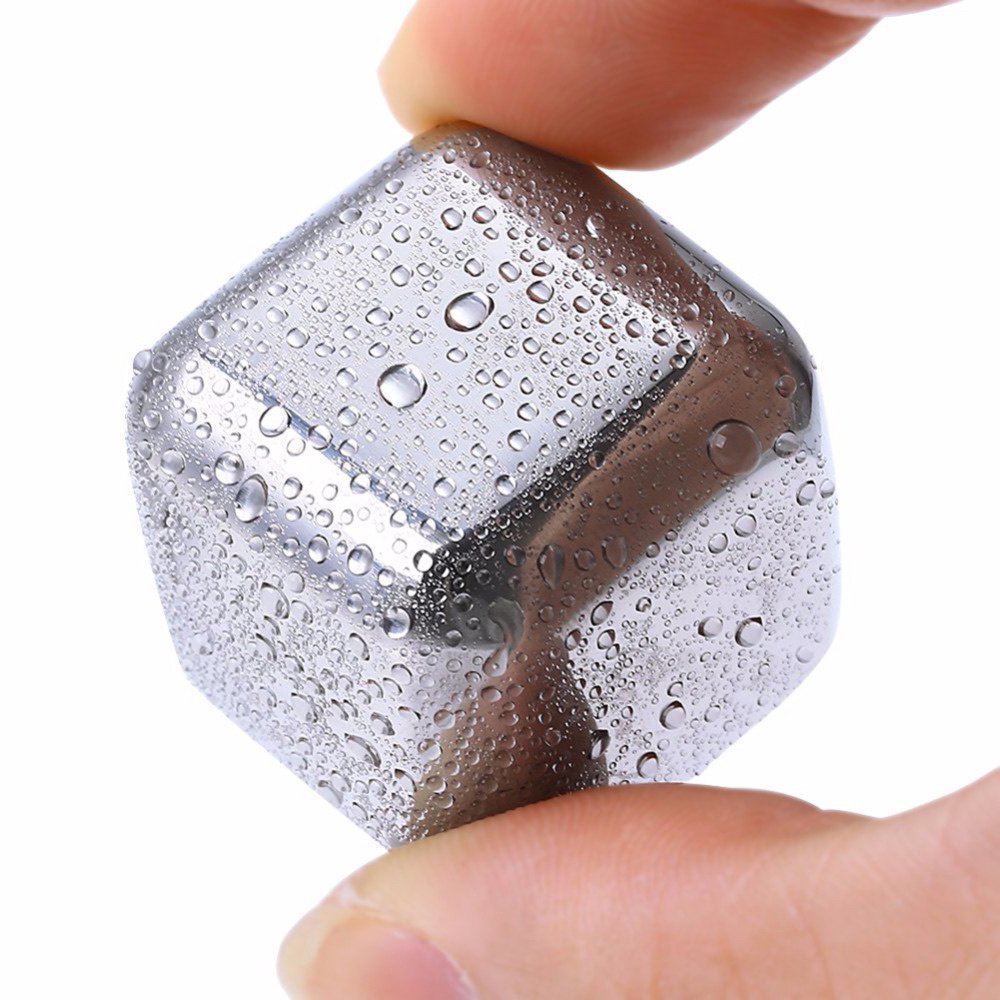 Stainless Steel Ice Cubes Reusable Chilling Stones For Whiskey Wine Keep Your Drink Cold Longer Chilling Party Bar Tool Stainless Steel Ice Cubes Reusable Chilling Stones For Whiskey Wine Keep Your Drink Cold Longer Chilling Party Bar Tool